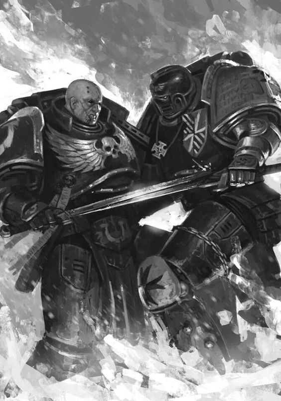 Which one is Alpharius? - Warhammer 40k, Wh Art, Ultramarines, Deathwatch, Mystery