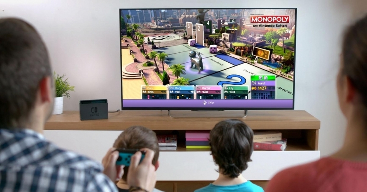 Nintendo switch play play. Игра Monopoly Nintendo Switch. Нинтендо свитч на телевизоре. Игры на Нинтендо свитч. Nintendo Switch Kinect.