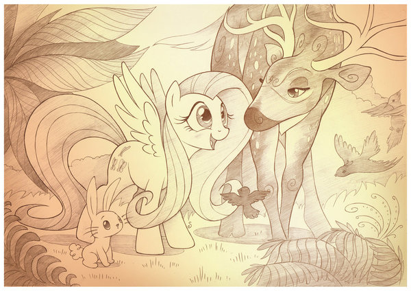 Oh Deer Fluttershy