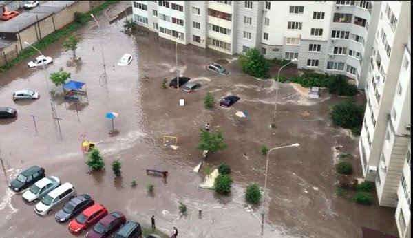 Flood in Krasnodar 2016 - Krasnodar, Flood, The Element of Water, Element, The photo, Longpost