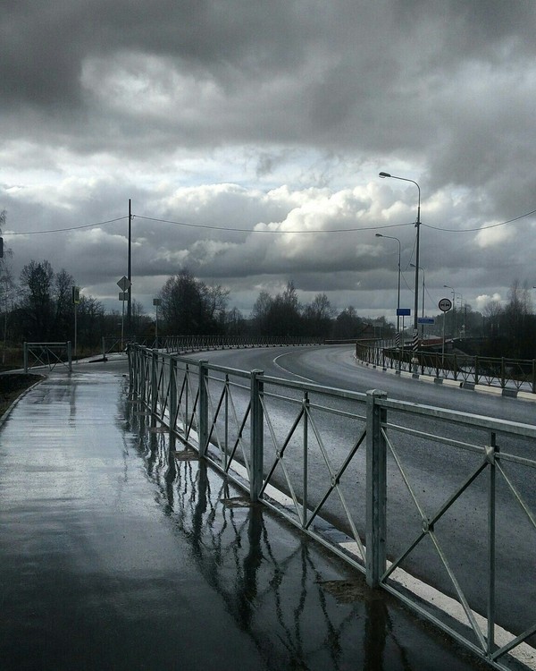After the rain - Tver, Weather, Mainly cloudy, After the rain, The photo