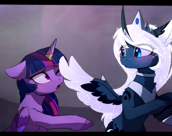 Nope My Little Pony, Twilight Sparkle, Princess Luna, Magnaluna