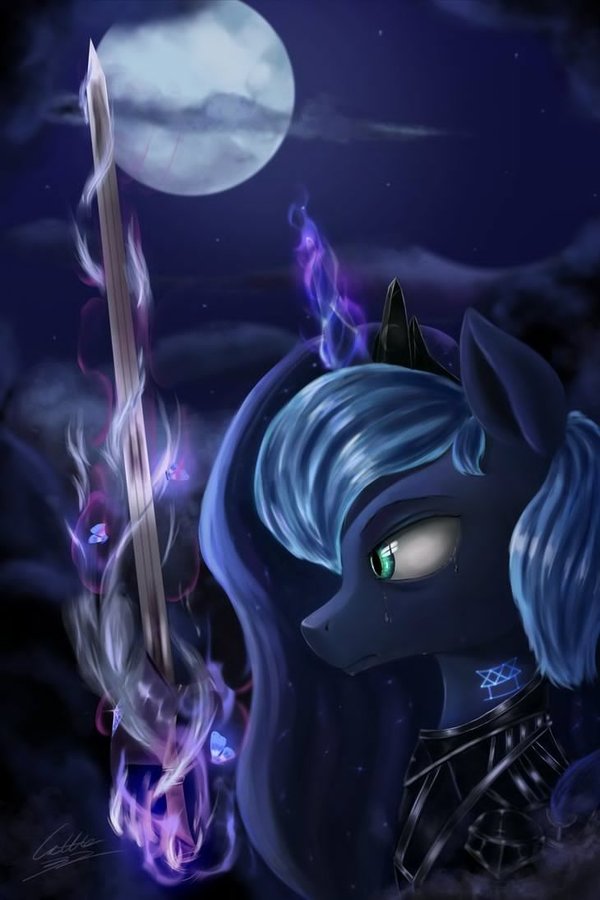 Revenge of the moon My Little Pony, Ponyart, Princess Luna