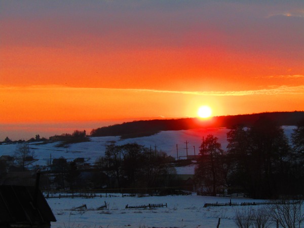 Evening - My, Provinces, The photo, Evening, Spring, The sun