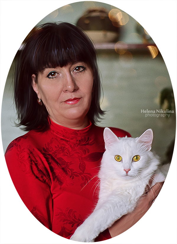 Present. - My, The photo, Elena Nikulina, cat, Female, Portrait, Nikon d3100, I want criticism, Women