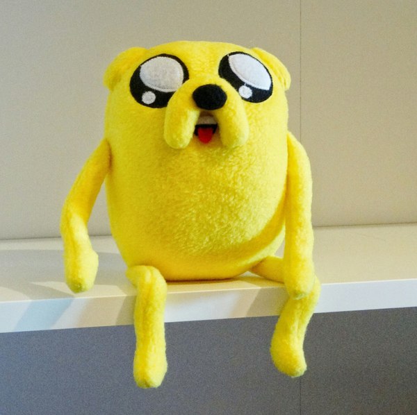Sunny Jake - My, Needlework without process, Handmade, Soft toy, Adventure Time, Jake the dog, Longpost