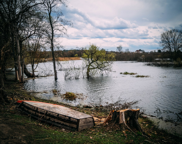 Island near the village - My, The photo, Village, Nokia Lumia