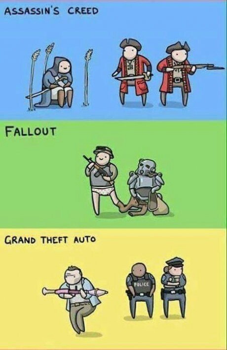     , , Assassins Creed, Fallout, GTA