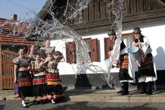 Smigus-dyngus (migus-dyngus) or wet Monday - Easter, Holidays, Wet, Water, Poland, , The photo