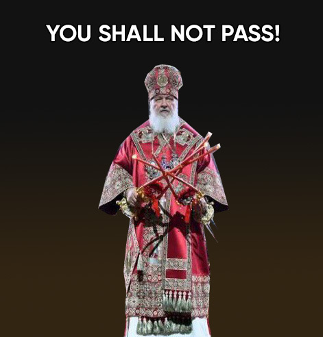 You shall not pass! - My, Humor, Patriarch, Middle earth