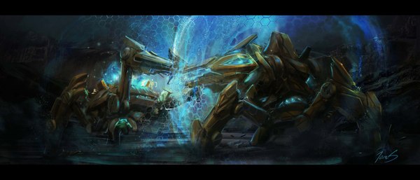 Some art with protoss))) - Starcraft 2, Protoss, Game art, Blizzard