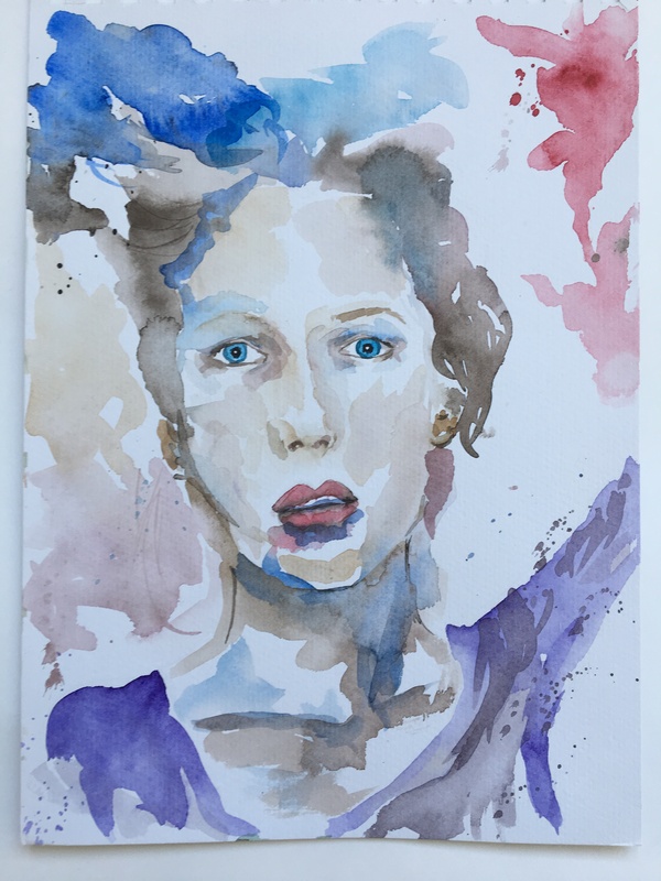 watercolor - My, Watercolor, Art, Images, Beautiful girl, Drawing