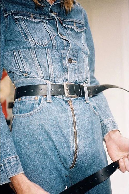 Fashionable jeans with a comfortable zipper between the legs - Fashion, Humor, The photo, Interesting, Longpost