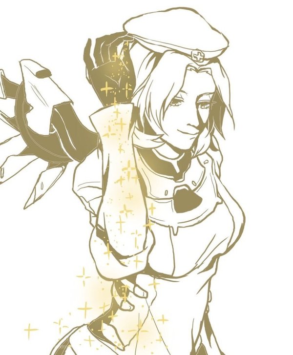 Ангел и Фарра - Overwatch, Pharah, Mercy, Salt bae