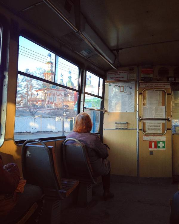 Irkutsk tram - , Irkutsk, The photo, Atmosphere