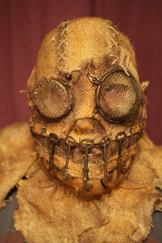 Scarecrows/burlap masks - Longpost, Decoration, Idea, Sackcloth, , Mask, Not mine