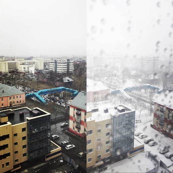 Winter doesn't give up - Winter, Spring, Yuzhno-Sakhalinsk