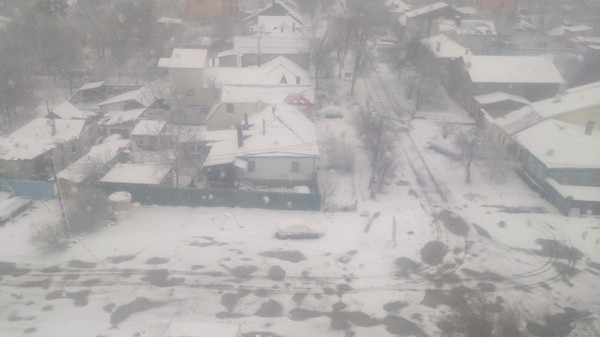 Voronezh today - My, Voronezh, Weather, Snow, April