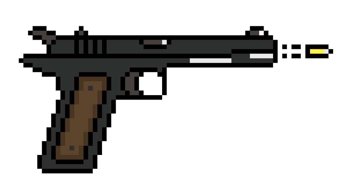 Пиксель м. M16 Pixel. Пиксельные оружия.