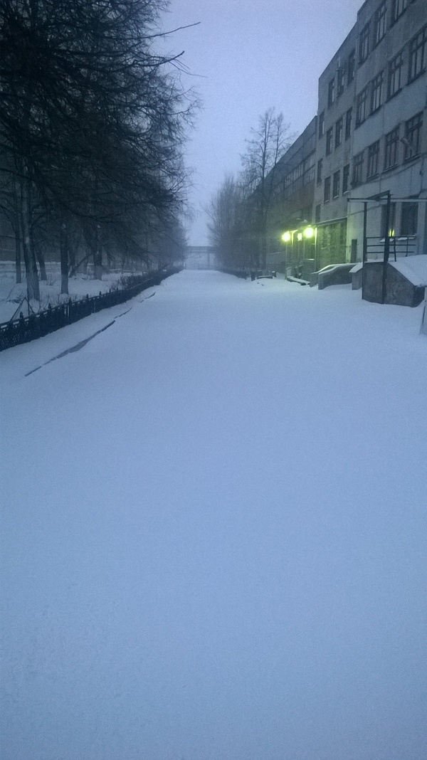 Winter again in Cheboksary - Winter, Spring, Cheboksary, Longpost