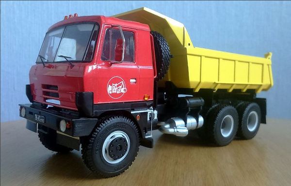 BAM clubfoot Tatra - dump truck Tatra-815S1B 26208 6x6.2 - Longpost, , Bam, Toys for adults, Dump truck, Tatra, Car modeling, Auto, My