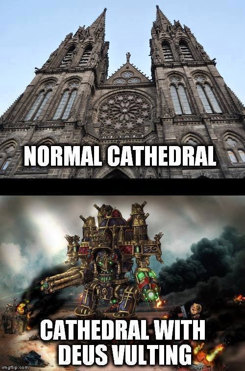 AVE MARIA! Warhammer 40k, Warhammer, Deus Vult, Wh humor