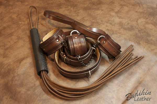 Set for .... - My, BDSM, Handmade, Leather, Leather, Sex Toys, Longpost