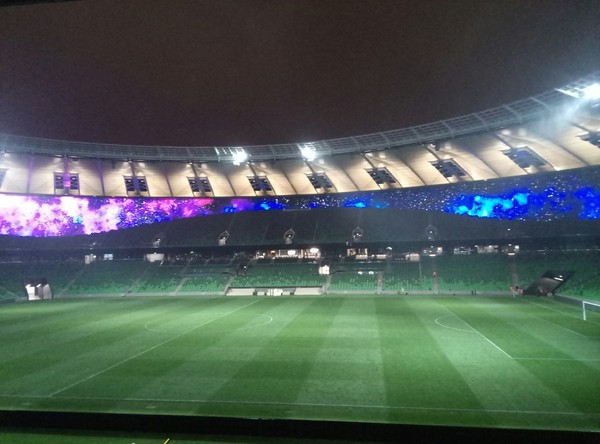 Stadium Krasnodar Evening...... - My, Krasnodar Stadium, Evening, Longpost