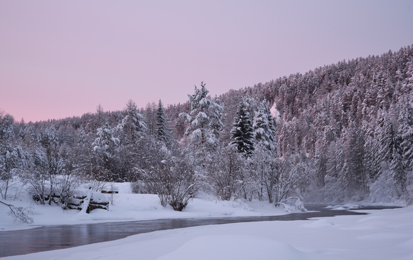 Ivdel river - My, Ivdel, Ural, Russia, Nature, Landscape, Winter, The photo, Longpost