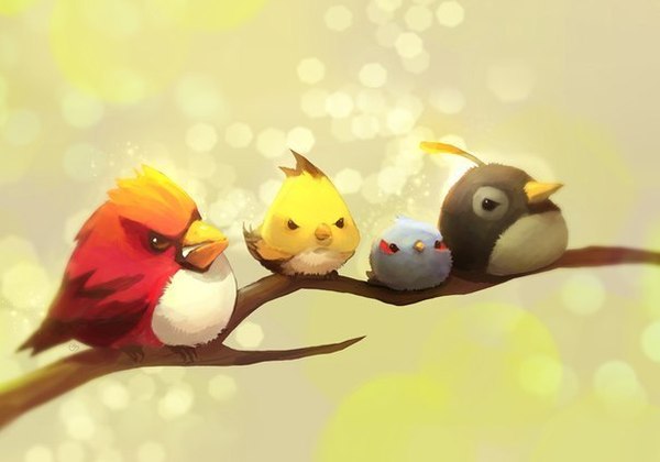 Those Angry Birds - Angry Birds, Drawing