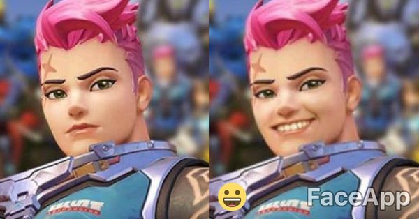 Added teeth to Overwatch heroes. - In contact with, Longpost, Face swap, Overwatch, Kripota