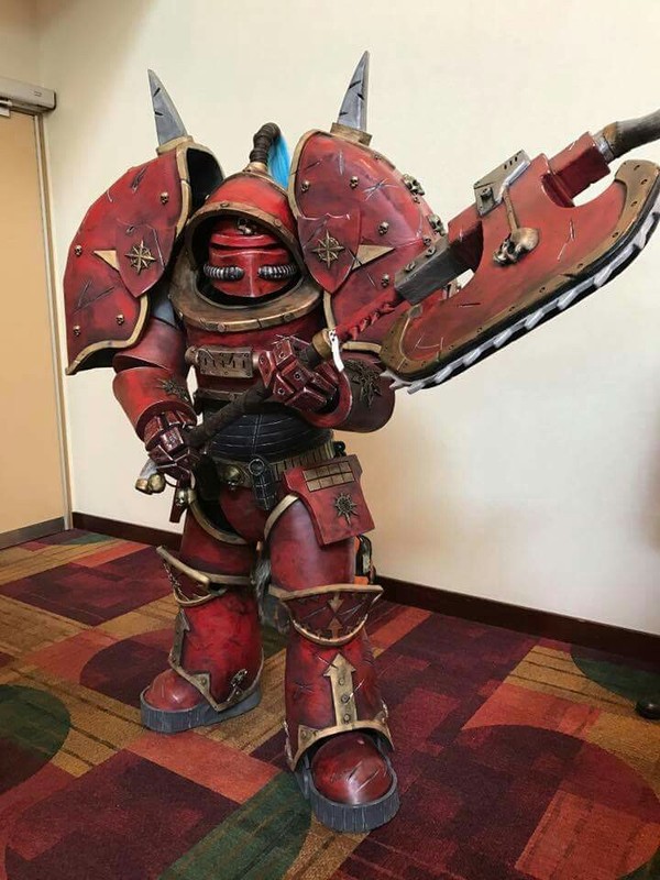 Редкий выбор - Warhammer 40k, Warhammer cosplay, Косплей, Терминатор, Броня, World Eaters, Длиннопост