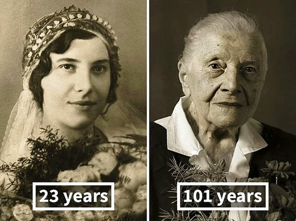 Then and now: - People, Age, Old age, Longpost