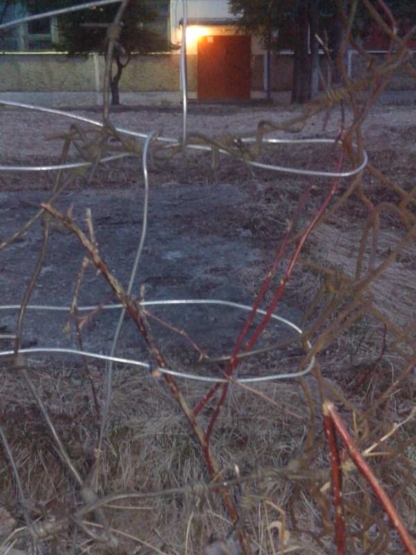 Concentration camp? Regime object? - Barbed wire, Kindergarten, My, Longpost, Children