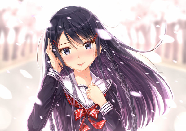 Sakura Tears - Anime art, , Anime, Anime original