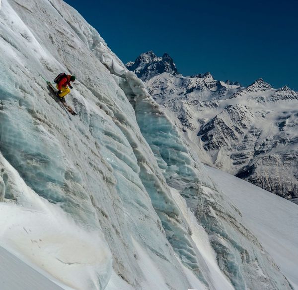 On ice - My, Skiing, Elbrus, Glacier