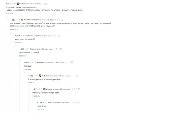 The comments are awesome :) - Comments on Peekaboo, Men and women