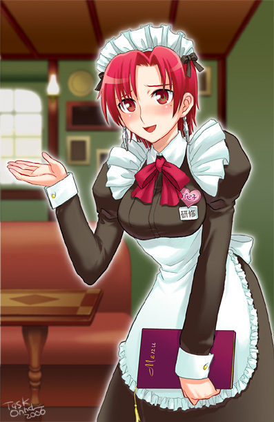 Maids - Anime art, Longpost, Housemaid