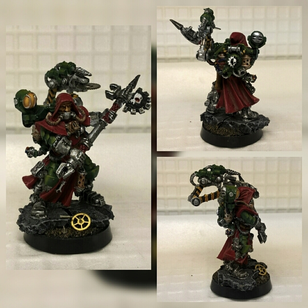 Tech-Priest Warhammer 40k - My, Warhammer 40k, Warhammer, Miniature, Modeling, Painting miniatures, Hobby, Wh miniatures