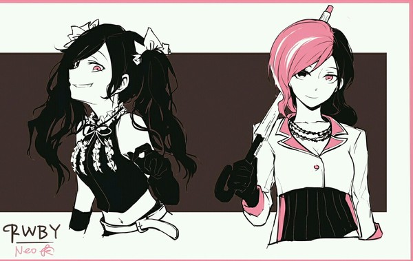 Скоро лето... Так что вот немного мороженки) - RWBY, Neo, Neopolitan, Длиннопост