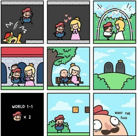 Mario - Mario, Picture with text, 9GAG