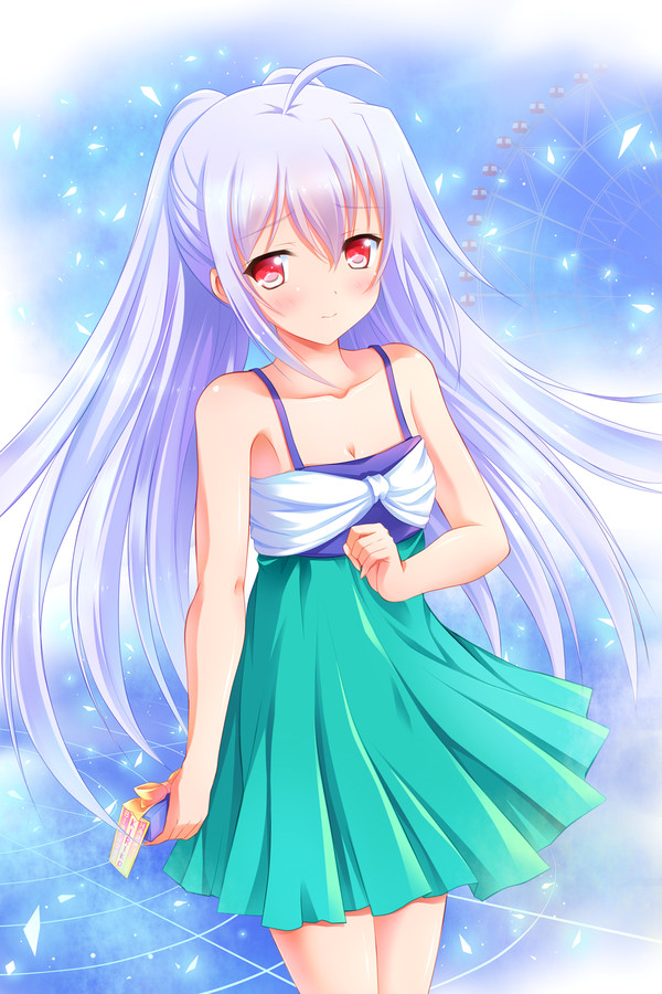 Let's go for a ride on the wheel, I agreed ... - Anime, Anime art, Isla, , Plastic Memories