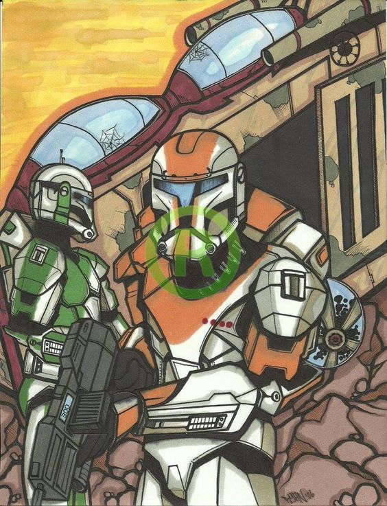 Our Favorite Commando Clones - Star Wars, Art, Longpost