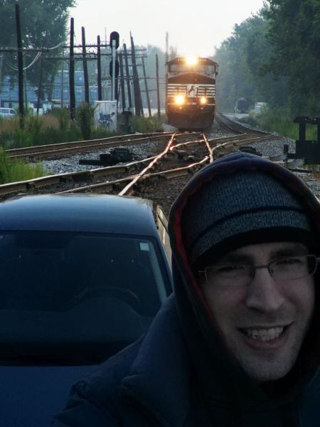 Unpleasant situation - Auto, Stalled, A train, Selfie