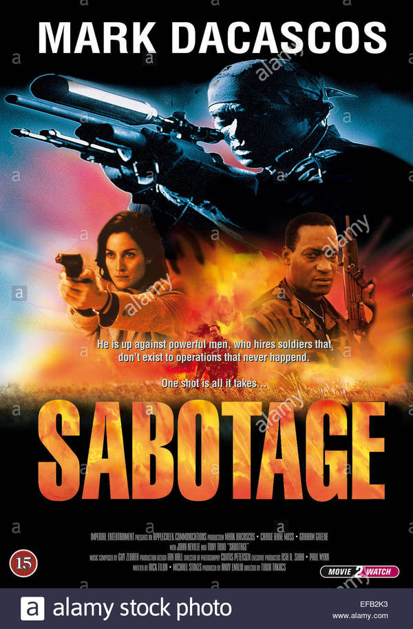 What to see: the film Sabotage 1996 - Movies, Mark Dacascos, Sabotage, Longpost, Review