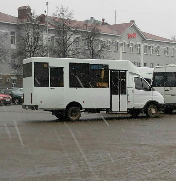 Here is a minibus that runs in our city. - My, Penza, Minibus