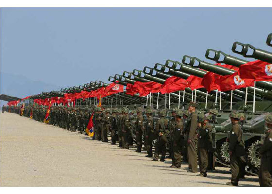 Salute in honor of the 85th anniversary of the Korean People's Army - Longpost, Army, The photo, North Korea, Kim Chen In, Firework