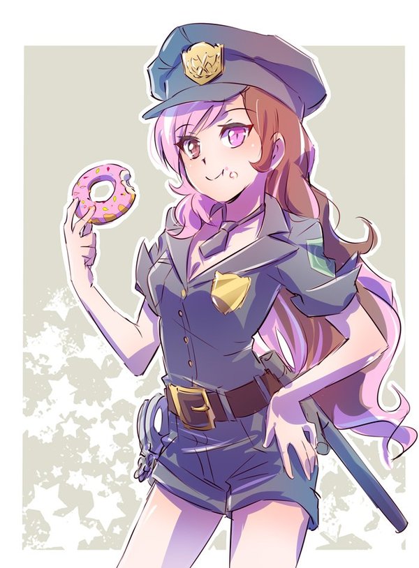 You are under arrest for stealing ice cream. - RWBY, Neopolitan, Anime art, Anime, Not anime