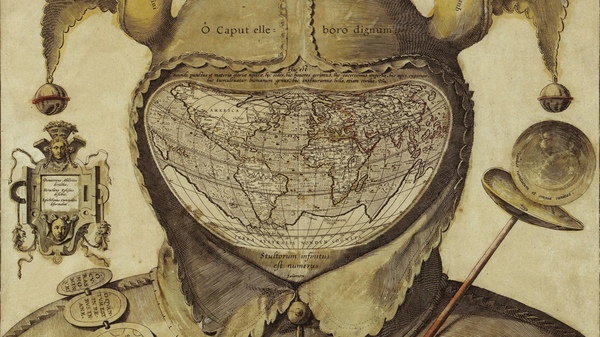 Map of the clown's cap - the riddle of cartography - World map, , Cards, , 