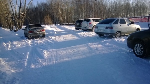 why i love winter more - My, Winter, Spring, Parking